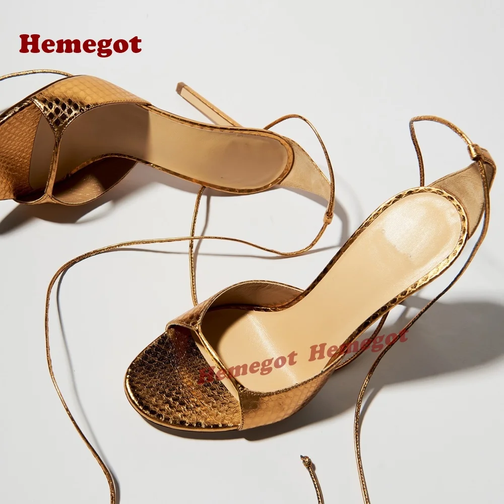 Sandal Strappy Heeled - Gold Cross Strappy Sandals One Strap