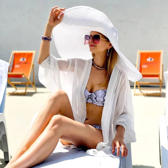 Oversized Beach Straw Hats for – обзор и цена Hat Floppy Wide