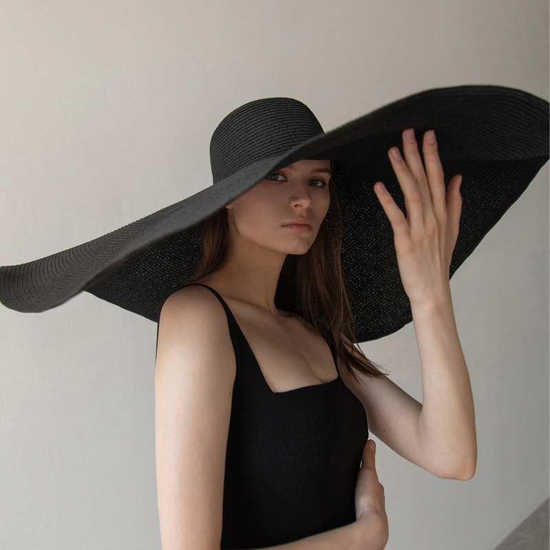 70cm Oversized  Wide Brim Sun  – обзор и цена Hat Floppy Wide