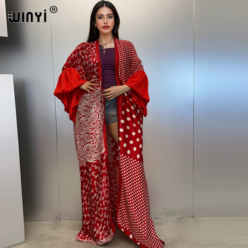 WINYI Summer Kimono party dres – обзор и цена Cover Up Kaftan