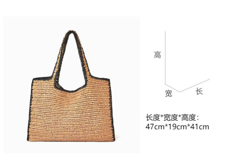 Straw Woven Tote Bags for Wome – обзор и цена Crochet Bag Raffia