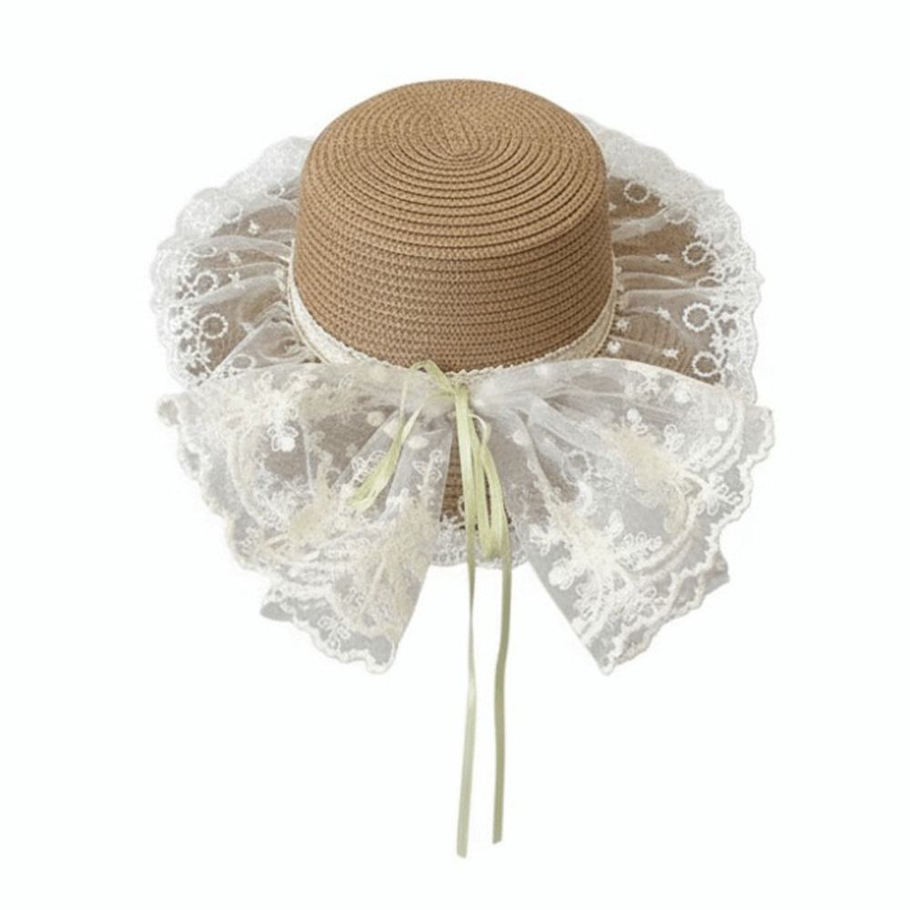 Floppy Lace Bow Sun Hat Breath – обзор и цена Hat Floppy Wide