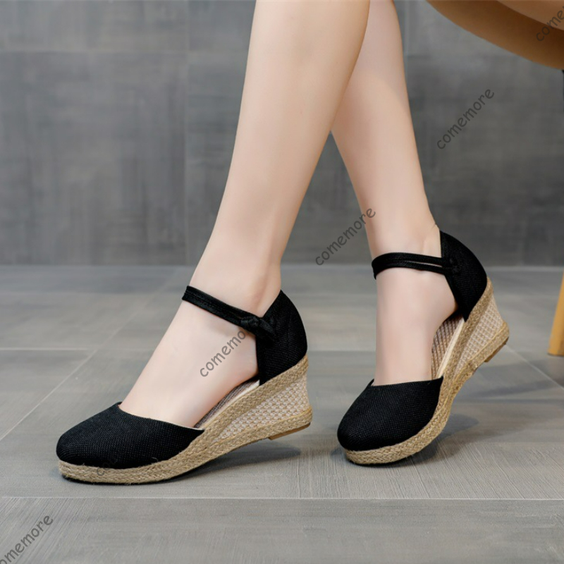 Comemore Sandals High Heel Sum – обзор и цена Wedge Espadrille Women