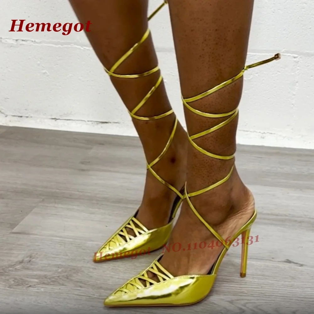 Patent Leather Cut Out Sandals – обзор и цена Sandal Strappy Heeled