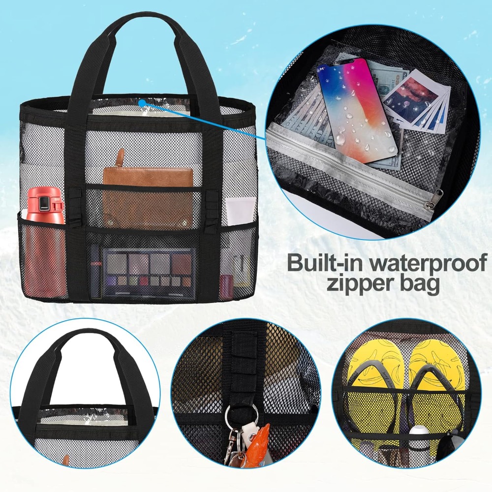 Women's Mesh Beach Bag - Water – обзор и цена Tote Bag Beach