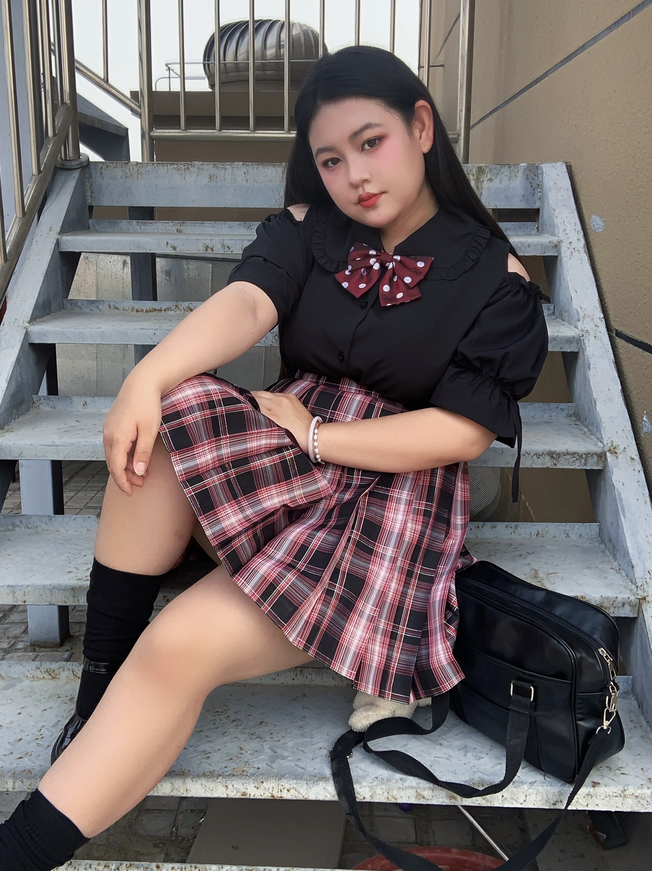 Large Size Jk Uniform Off-the- – обзор и цена Blouse Off Shoulder