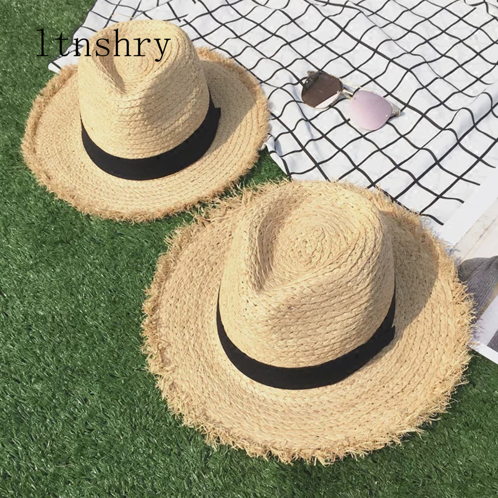 new Wide Brim Raffia Sun Hat f – обзор и цена Hat Floppy Wide