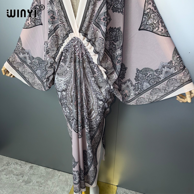 WINYI V-neck Sexy Dress Arabic – обзор и цена Cover Up Kaftan