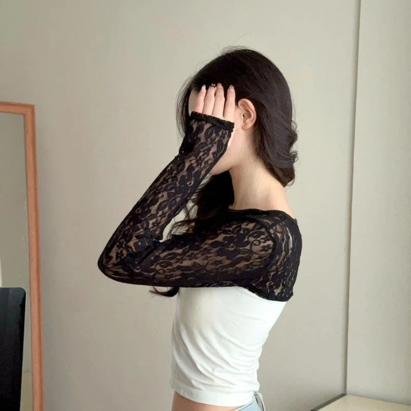 Sexy Hollow Out See Through La – обзор и цена Crop Top Crochet