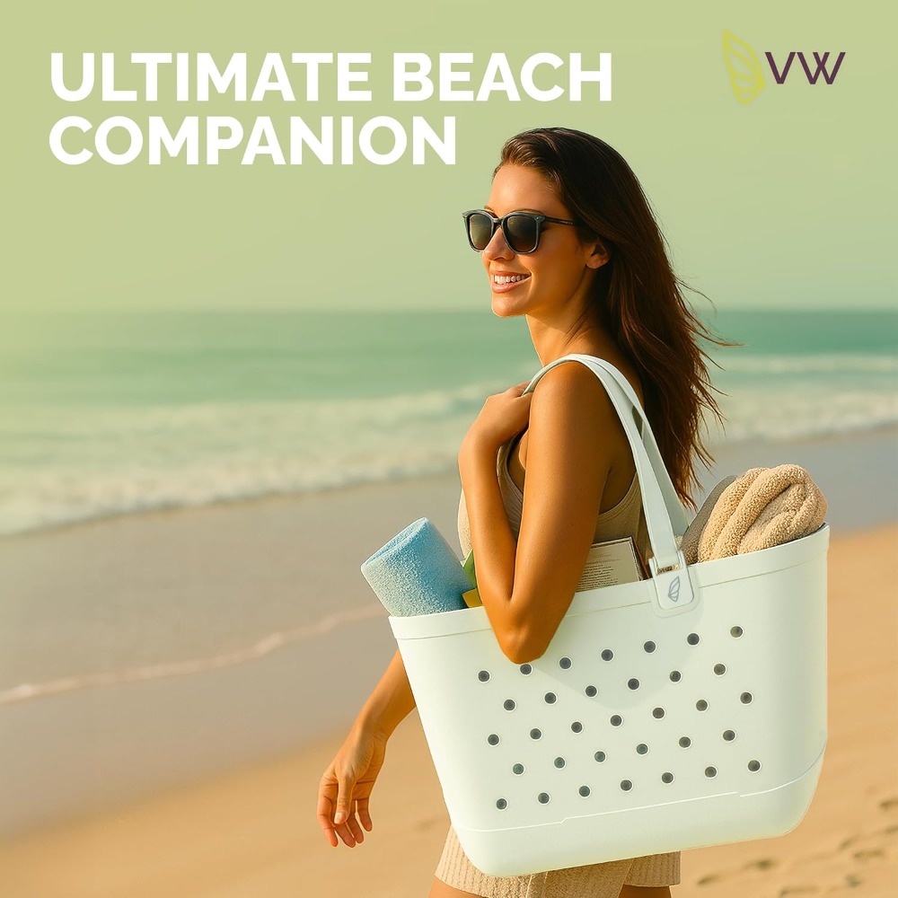 Large Rubber Beach Tote Bag -  – обзор и цена Tote Bag Beach