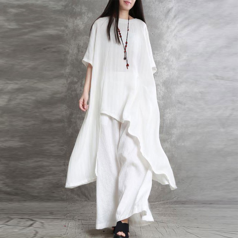 Women's Cotton Linen 2-piece S – обзор и цена Linen Pant Wide