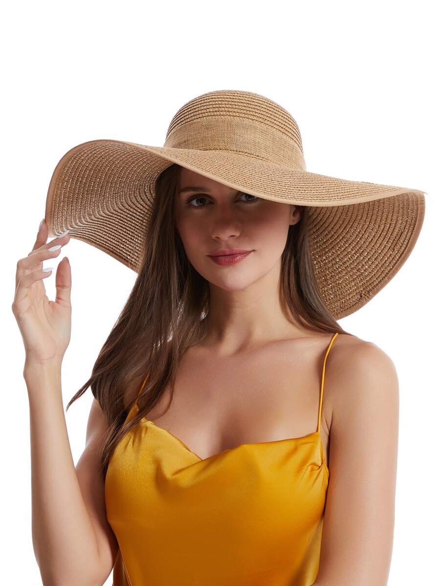 Womens Wide Brim Floppy Straw  – обзор и цена Hat Floppy Wide