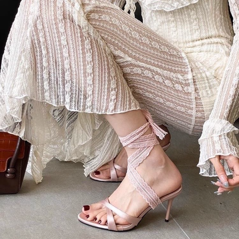 2026 New Pointed Head Strappy  – обзор и цена Sandal Strappy Heeled