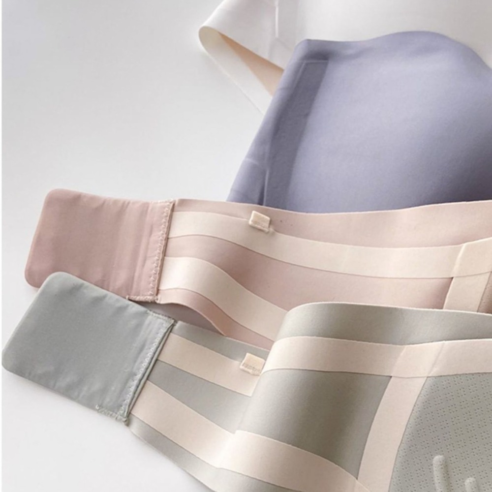 Solid Color Strapless Wrapped  – обзор и цена Bralette Triangle Set