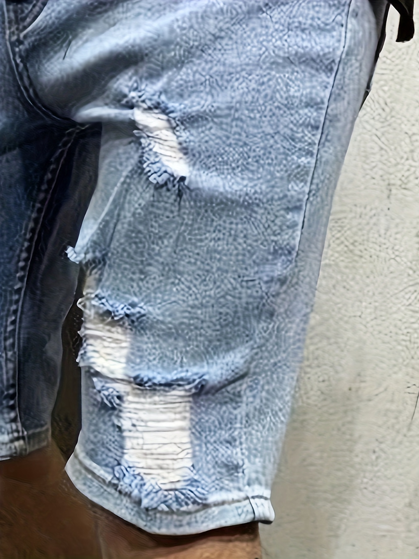 Men's Summer Breathable Ripped – обзор и цена Shorts Denim Frayed