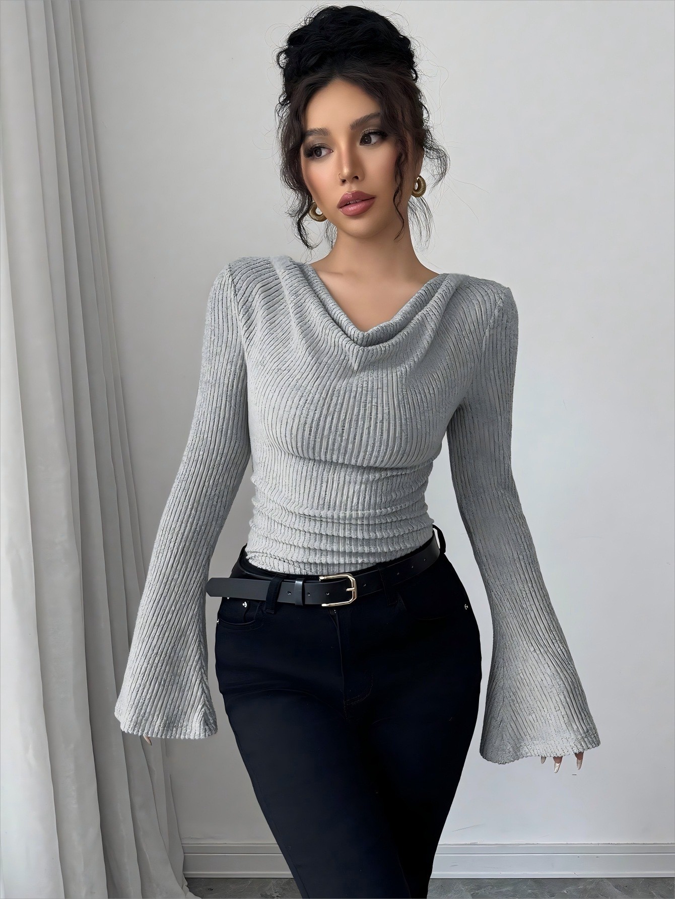 Women Blouse Off Shoulder Cowl – обзор и цена Blouse Off Shoulder