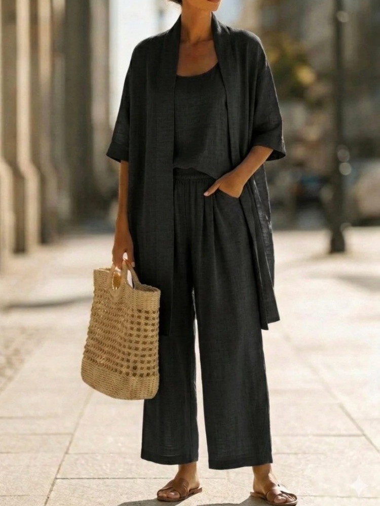 Casual Solid Cotton Linen Loos – обзор и цена Linen Pant Wide