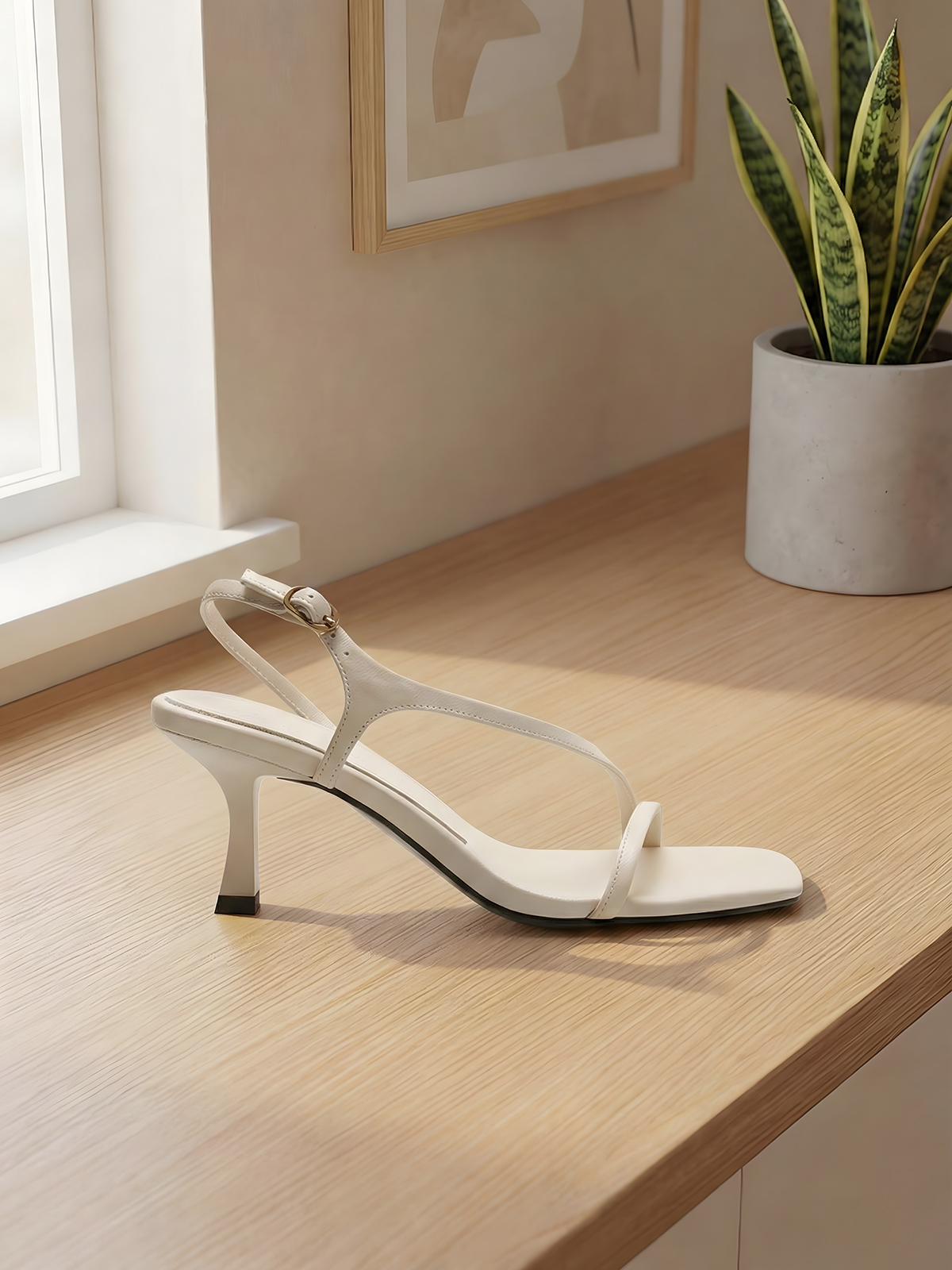 Elegant Genuine Leather Strapp – обзор и цена Sandal Strappy Heeled