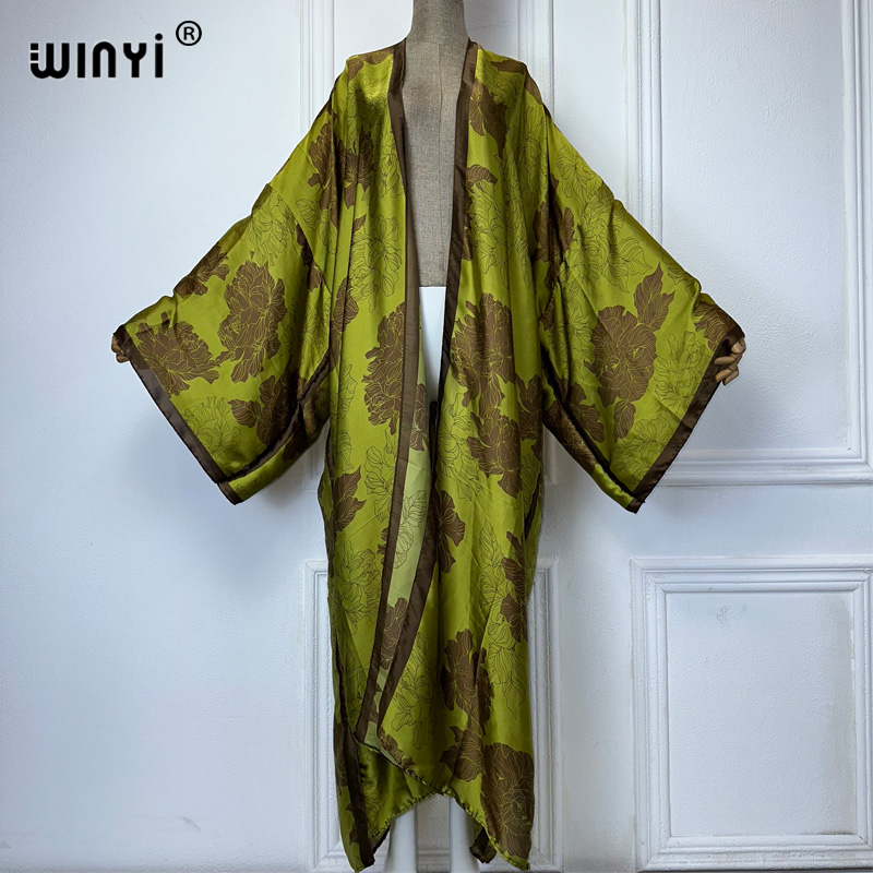 WINYI Africa boho print Kimono – обзор и цена Cover Up Kaftan