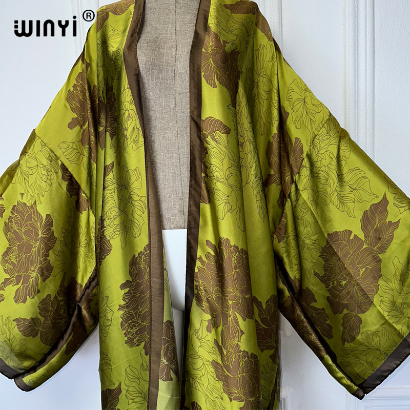 WINYI Africa boho print Kimono – обзор и цена Cover Up Kaftan