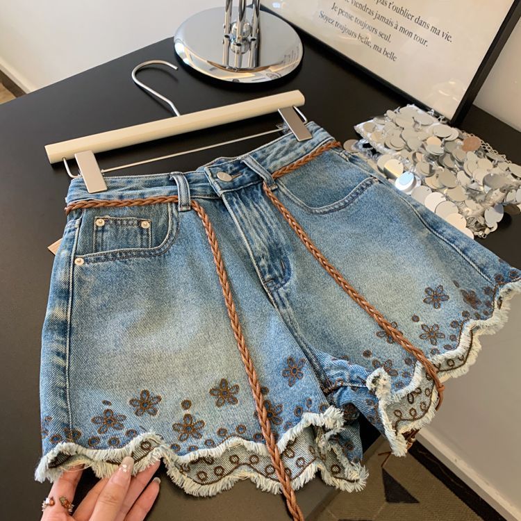 Breathable Vintage Denim Short – обзор и цена Shorts Denim Frayed