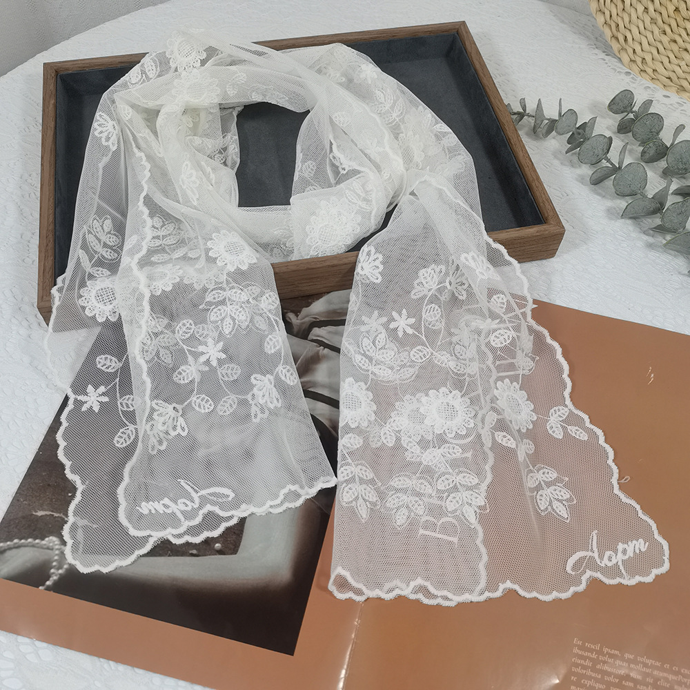Lace Sunflower Silk Scarf Fair – обзор и цена Headband Summer Knit